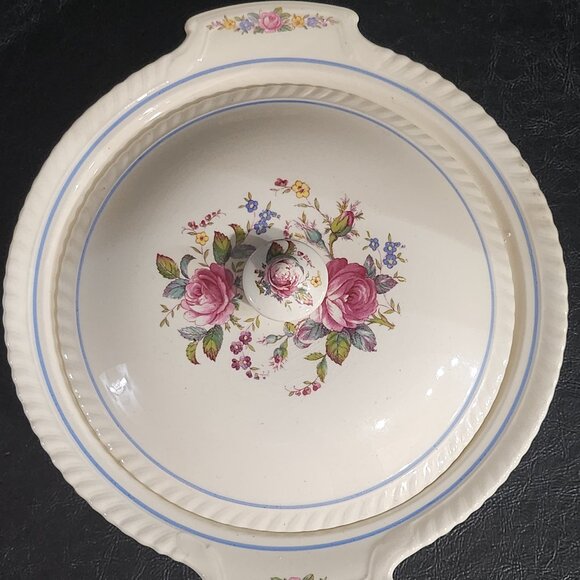Vintage 1930s 40s Johnson Brothers Windsor, Ware England Floral Bouquet Serving - Picture 2 of 10